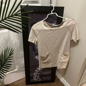 Size XS Cream/Off White Luna Top